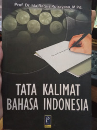 Image of Tata Kalimat Bahasa Indonesia